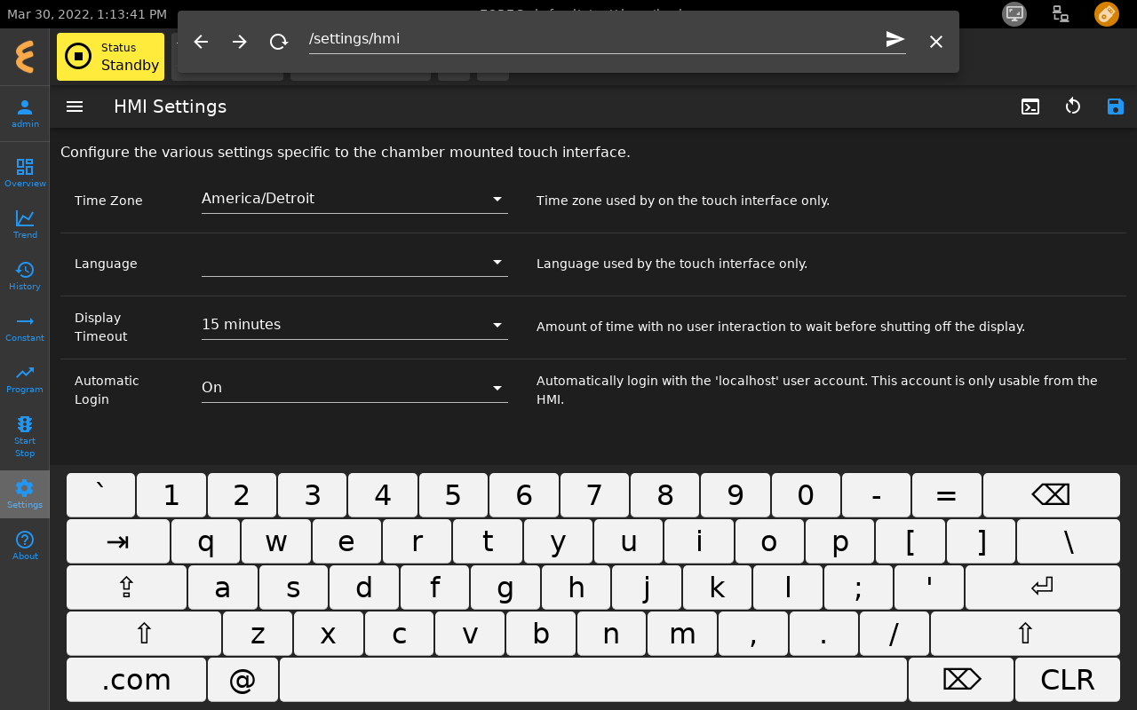 Using on-screen keyboard