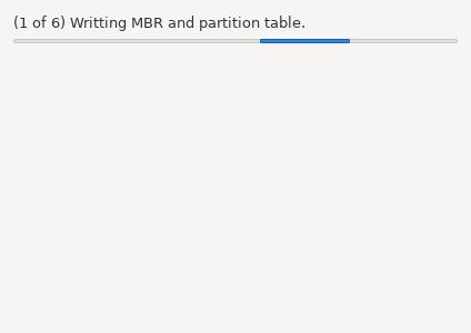 Manually flashing firmware image