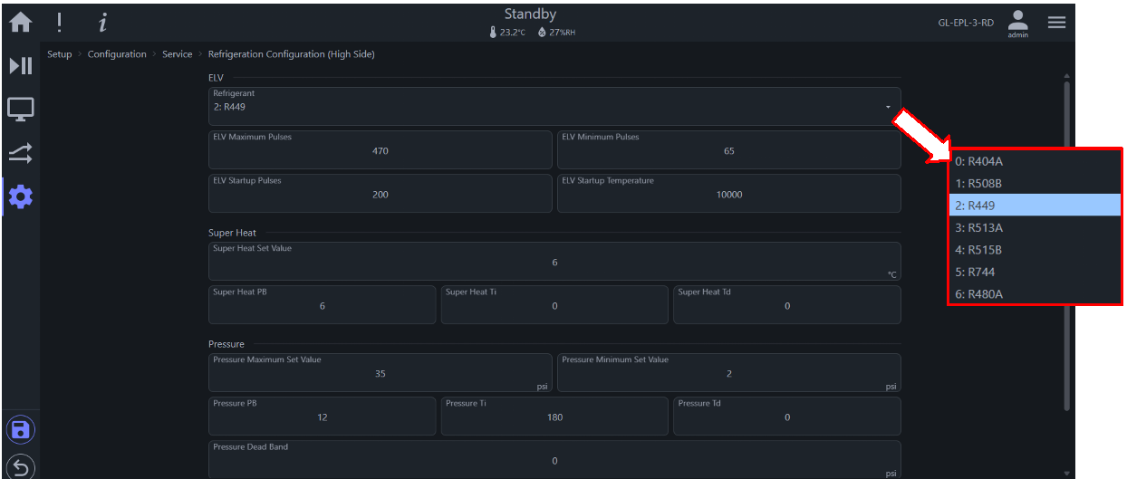 Low-side system refrigeration configuration options